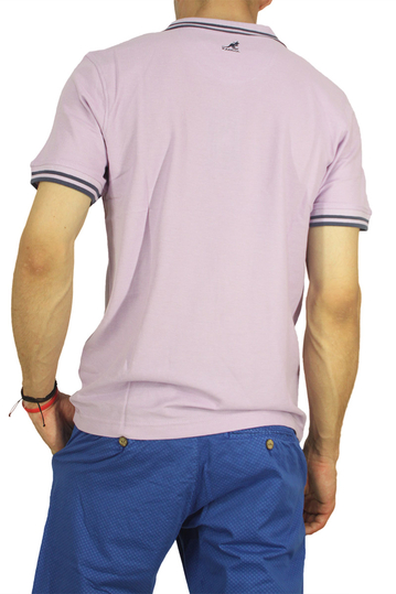 Kangol polo μπλουζάκι Joshua λιλά