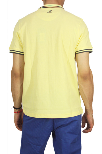 Kangol polo μπλουζάκι Joshua παλ κίτρινο
