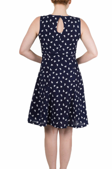 Skater dress Tell the story navy