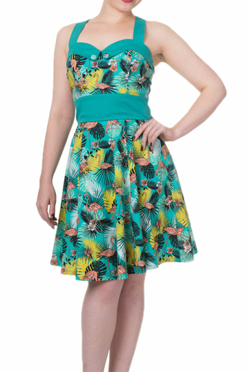 Skater dress Wanderlust green