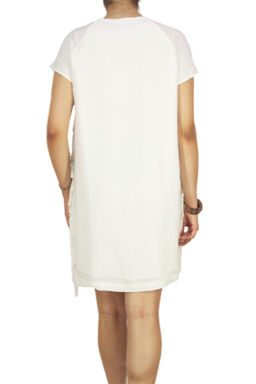 Soft Rebels φόρεμα με κρόσια Jess ημίλευκο