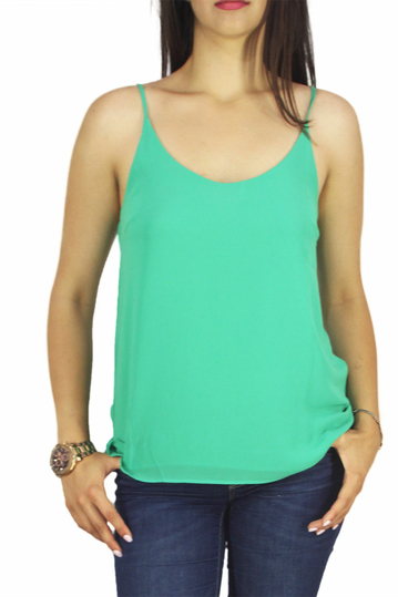 Soft Rebels cami top Frida green