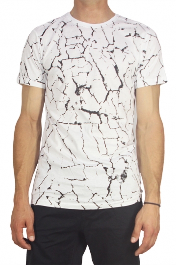 Ανδρικό marble print t-shirt