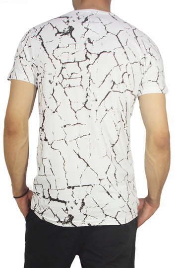 Ανδρικό marble print t-shirt