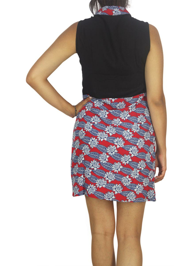 Paramita Bernardi αμάνικο σεμιζιέ φόρεμα