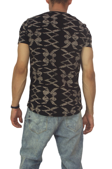 Best choice ανδρικό T-shirt μαύρο με τσεπάκι