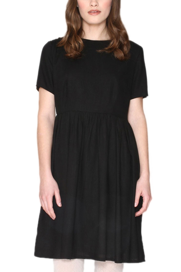 Pepaloves Ivana short sleeve dress black