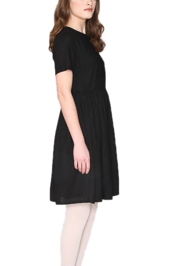 Pepaloves Ivana short sleeve dress black