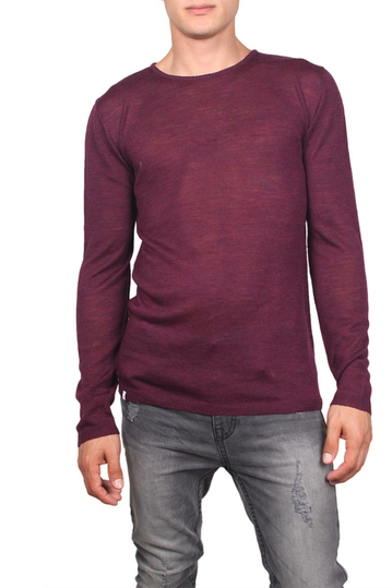 Anerkjendt wool jumper Elmer fig marl