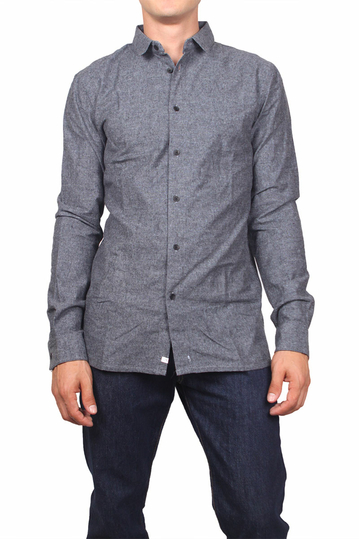 Anerkjendt men's shirt Rumlede midnight navy