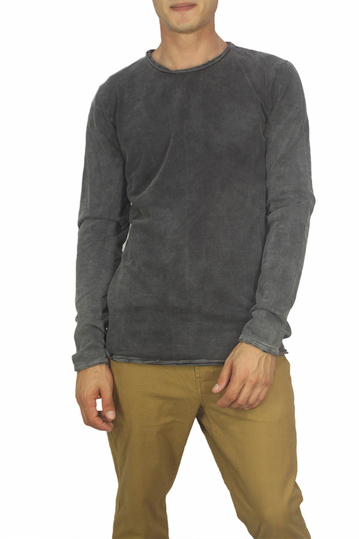 Anerkjendt men's sweatshirt Remee in caviar