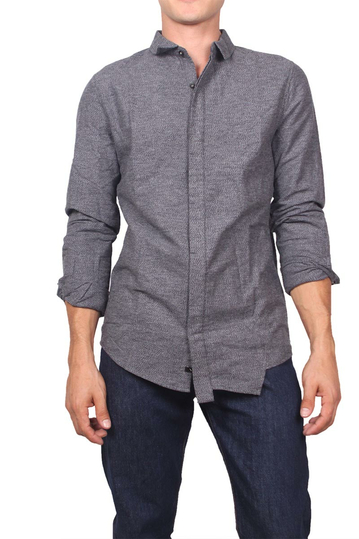 Anerkjendt men's shirt Raihadar grey