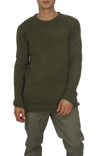 Anerkjendt Totte knitted sweater olive night