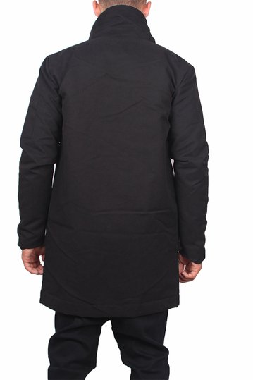 Anerkjendt σταυρωτό τζάκετ Chuel μαύρο