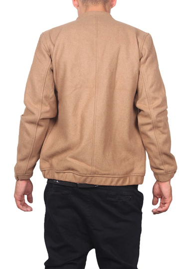 Anerkjendt wool mix bomber μπουφάν Cour καραμελέ