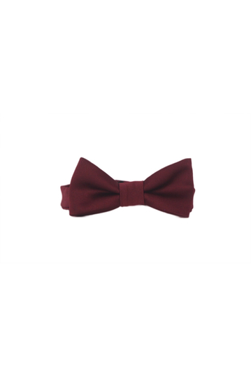 Satin bow tie bordeaux