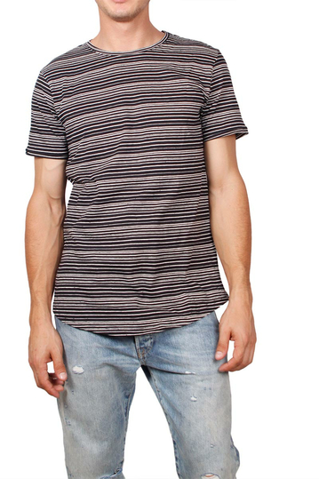 Anerkjendt Ale striped t-shirt caviar