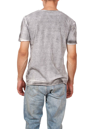 Anerkjendt Adil t-shirt γκρι μελανζέ πετροπλυμένο