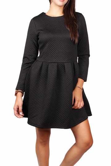 Migle + me μίνι φόρεμα καπιτονέ μαύρο