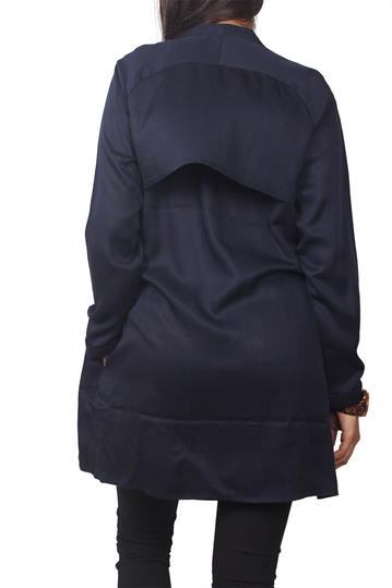 Soft Rebels Gota navy σακάκι χωρίς κούμπωμα