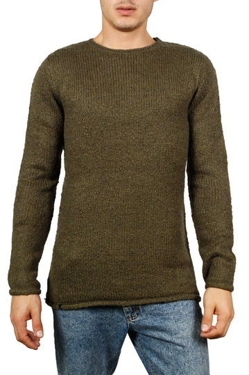 Anerkjendt Egill men's jumper olive night