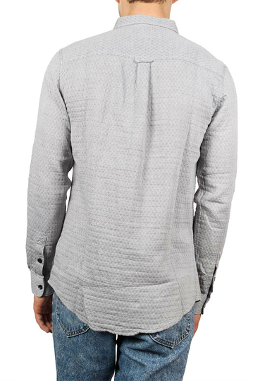 Anerkjendt πουκάμισο Rumla steel grey