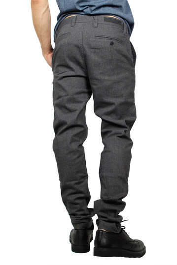 Minimum Norden chino παντελόνι σκούρο γκρι ψαροκόκαλο