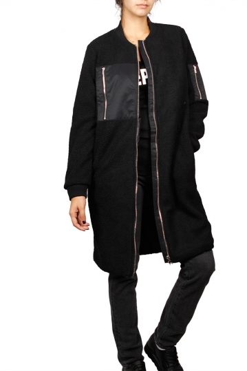 Minimum Elfriede long jacket black