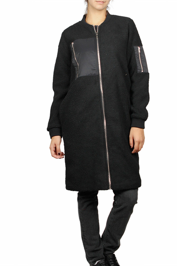 Minimum Elfriede long jacket black