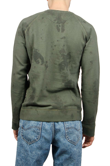 Ανδρική φούτερ μπλούζα λαδί