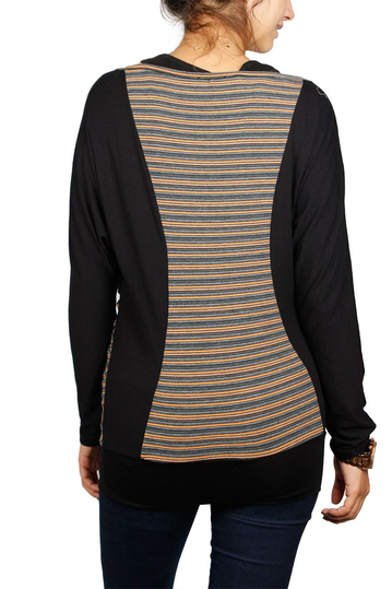 Fabric Art μακρυμάνικη μπλούζα με απλικέ σκυλάκι