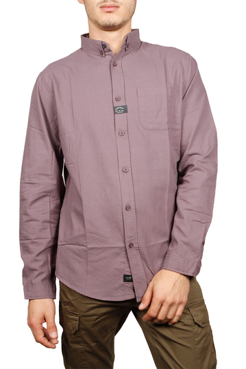 Globe Goodstock oxford shirt eggplant