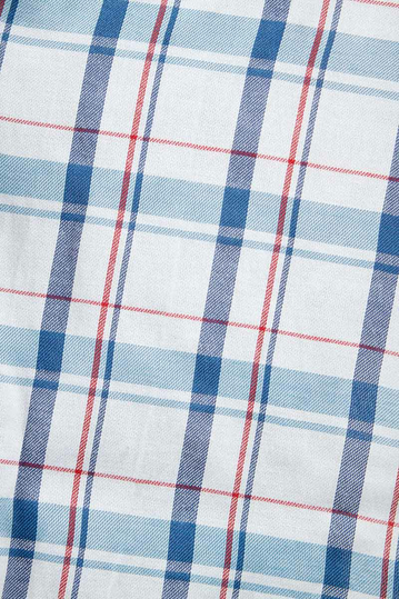 Missone ανδρικό πουκάμισο καρό λευκό-μπλε