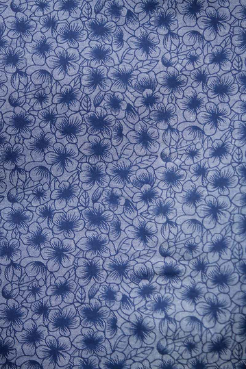 Missone ανδρικό πουκάμισο μπλε με φλοραλ πριντ