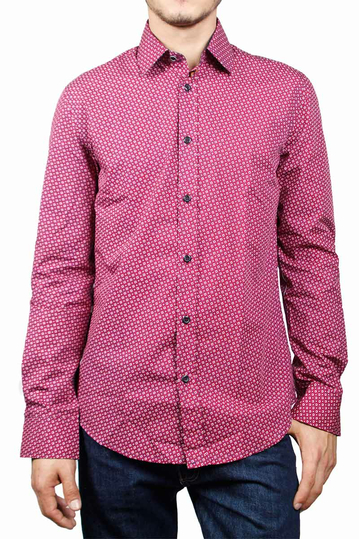 Missone men's circle print shirt