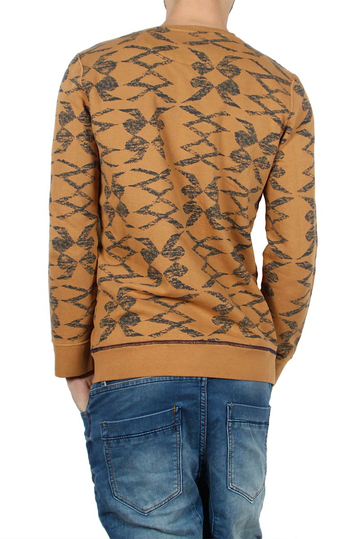 Best Choice ανδρική φούτερ μπλούζα μουσταρδί