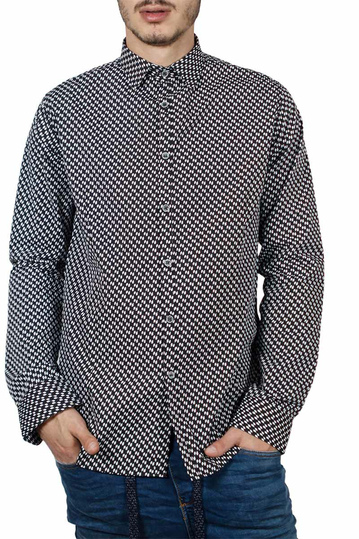 Men's monochrome shirt