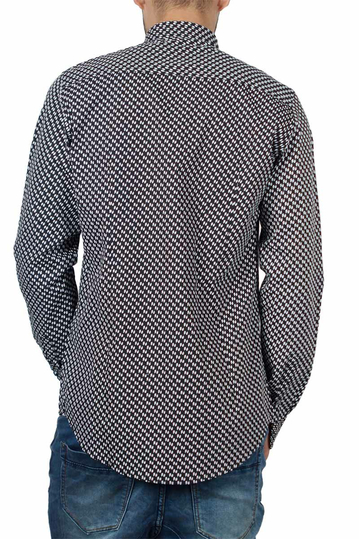 Ανδρικό πουκάμισο ασπρόμαυρο