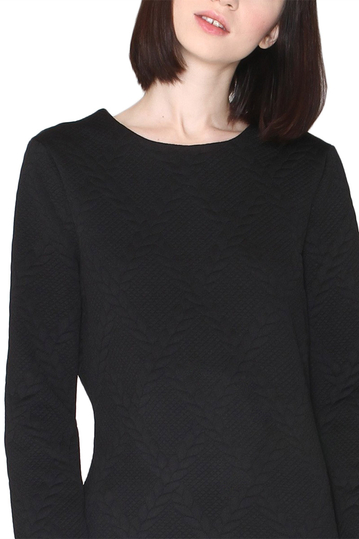 Pepaloves Macarena long-sleeved mini dress black