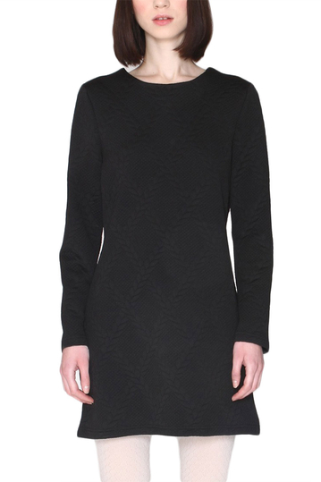 Pepaloves Macarena long-sleeved mini dress black