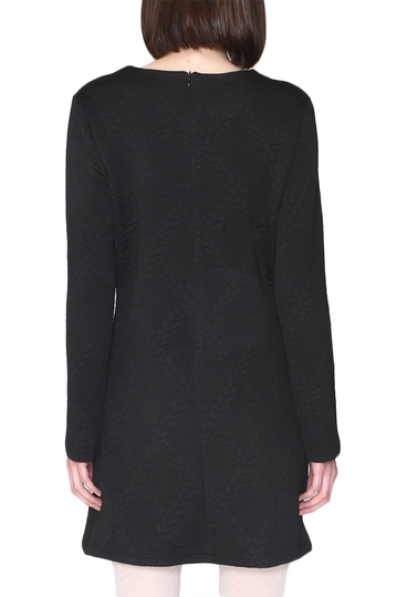 Pepaloves Macarena long-sleeved mini dress black