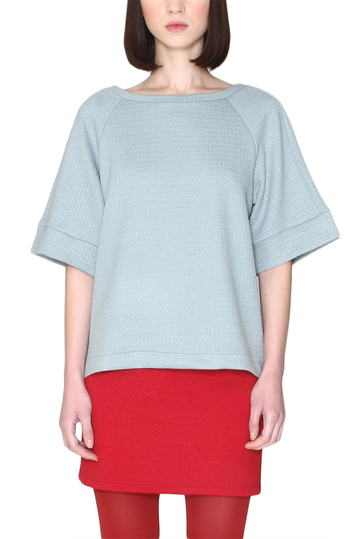 Pepaloves Ruth wide sleeve sweatshirt green