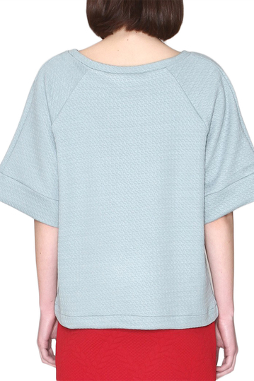 Pepaloves Ruth wide sleeve sweatshirt green