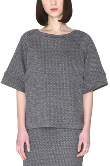 Pepaloves Ruth wide sleeve sweatshirt grey