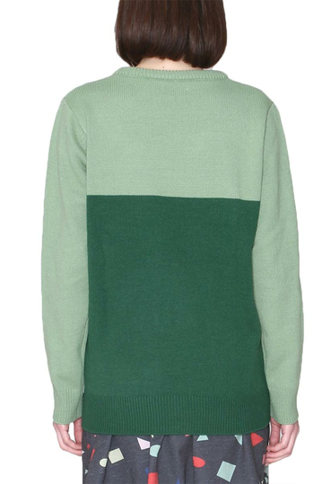 Pepaloves two-color green jumper cats