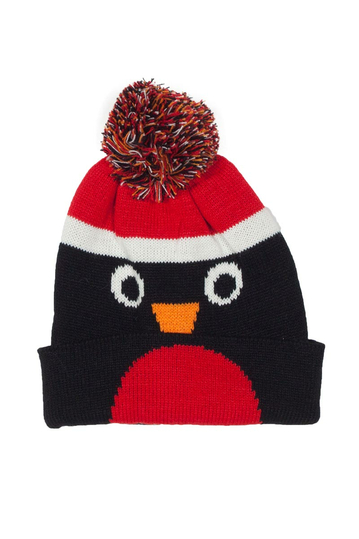 Bommel beanie pingouine