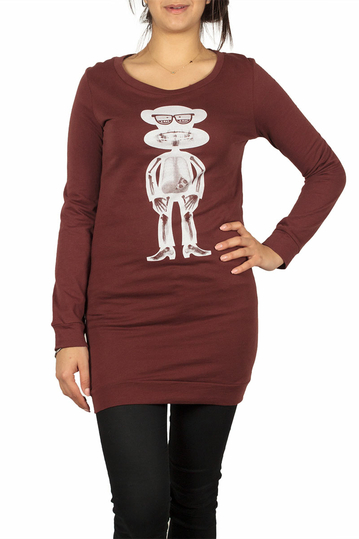 Paul Frank sweat dress brown