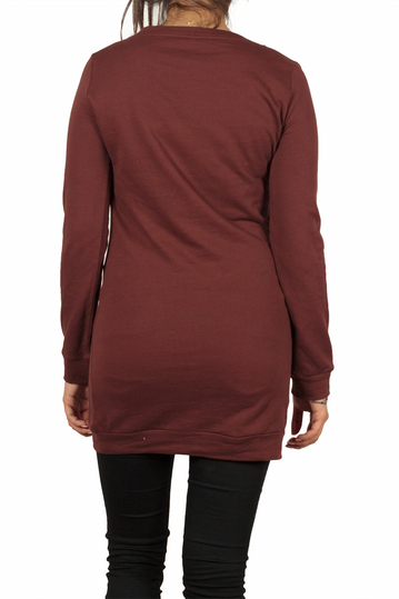 Paul Frank φούτερ φόρεμα καφέ