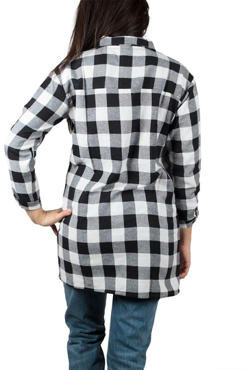 Daisy Street shirt dress with pocket in check