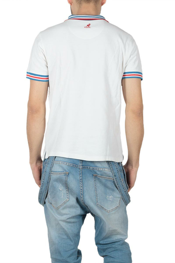 Kangol polo μπλουζάκι Bayne λευκό